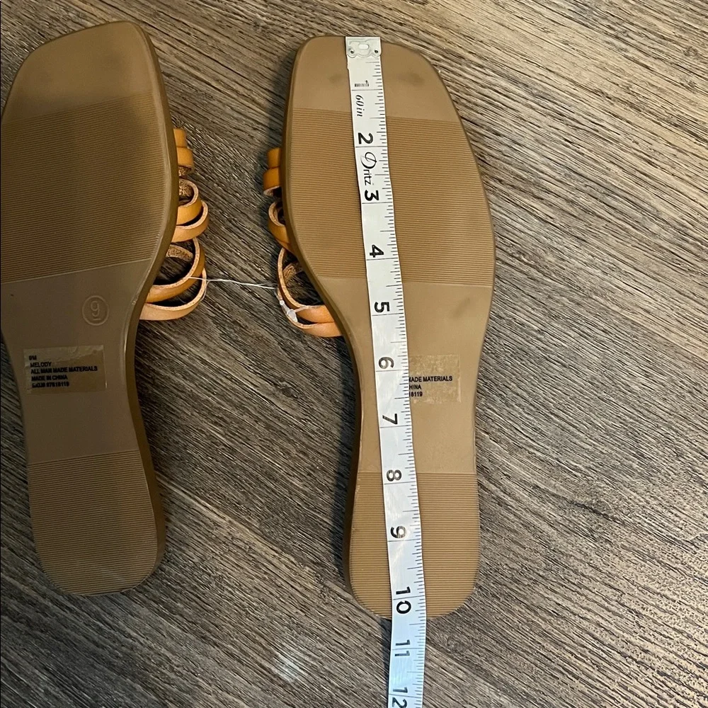 Steve Madden SM New York Women's Melody Tan Sandals Size 9 NWT